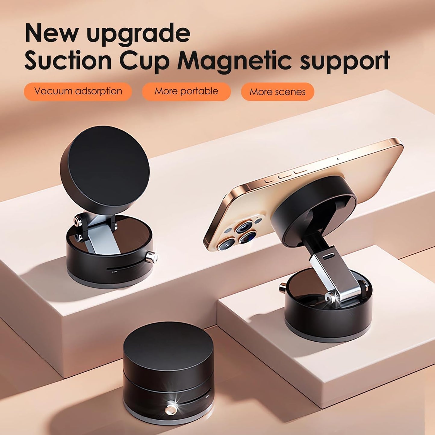 Vacuum Magnetic™ Suction Phone Holder