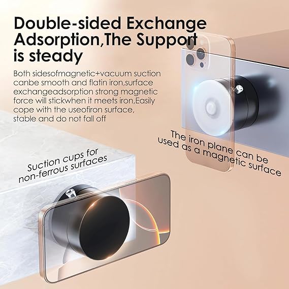 Vacuum Magnetic™ Suction Phone Holder